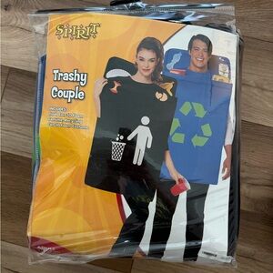 Spirit Trashy Couple Costume - Black and Blue